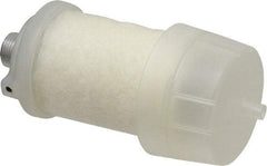 PRO-SOURCE - 3/8 Male NPT, 1" Hex, 4-3/4" OAL, Reclassifier/Muffler - 300 Max psi, 160 CFM, Aluminum - Americas Industrial Supply