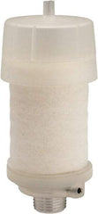 PRO-SOURCE - 1/2 Male NPT, 1" Hex, 4-3/4" OAL, Reclassifier/Muffler - 300 Max psi, 160 CFM, Aluminum - Americas Industrial Supply