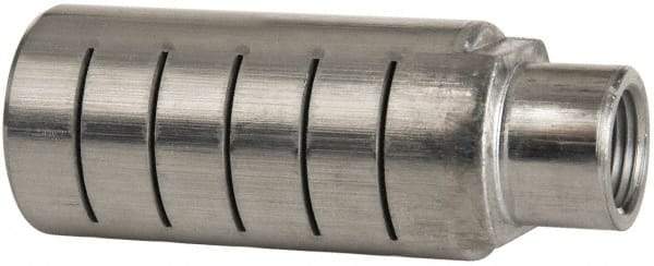 PRO-SOURCE - 3/8 Male NPT, 1" Hex, 3-1/4" OAL, Muffler - 300 Max psi, 40 CFM, Aluminum - Americas Industrial Supply