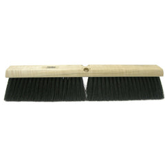 24″ Black Tampico Medium Sweeping - Broom Without Handle - Americas Industrial Supply