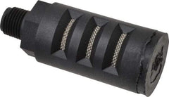 PRO-SOURCE - 1/8 Male NPT, 5/8" Hex, 2-7/64" OAL, Muffler - 150 Max psi, Glass Filled Nylon - Americas Industrial Supply
