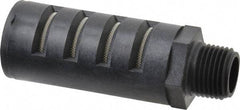 PRO-SOURCE - 1/2 Male NPT, 1" Hex, 3-35/64" OAL, Muffler - 150 Max psi, Glass Filled Nylon - Americas Industrial Supply