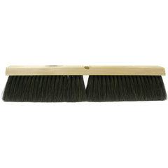 18″ Fine Sweep Floor Brush, Black Horsehair and Polypropylene Fill - Americas Industrial Supply