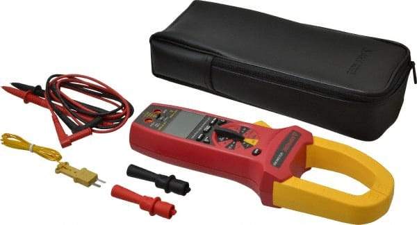 Amprobe - ACD-3300 IND, CAT IV, CAT III, Digital True RMS Clamp Meter with 2.2441" Clamp On Jaws - 750 VAC, 1000 VDC, 1000 AC Amps, Measures Voltage, Capacitance, Current, Frequency, Resistance, Temperature - Americas Industrial Supply