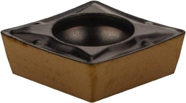 Iscar - CPMT2-1 PF Grade IC807 Carbide Turning Insert - TiAlN Finish, 80° Diamond, 1/4" Inscr Circle, 3/32" Thick, 1/64" Corner Radius - Americas Industrial Supply