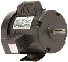 US Motors - 1 Max hp, 1,725 Max RPM, Single Cap Start Electric AC DC Motor - 115/208-230 V Input, Single Phase, 56H Frame, 5/8" Shaft Diam, Rigid Base Mount, ODP Enclosure - Americas Industrial Supply