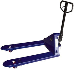 Value Collection - 4,400 Lb Capacity, 6-1/2" Lift Economy Low-Profile Pallet Truck - 2" Min Lift Height, 48" Fork Length x 27" Fork Width, 27" Overall Width - Americas Industrial Supply