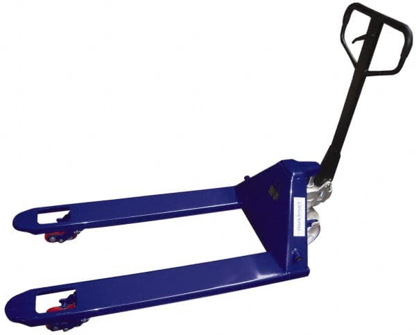 Value Collection - 7,700 Lb Capacity, 7-1/2" Lift Economy Heavy-Duty Pallet Truck - 3" Min Lift Height, 48" Fork Length x 27" Fork Width, 27" Overall Width - Americas Industrial Supply