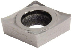 Sumitomo - CCGT32.51 NAG Grade H1 Carbide Turning Insert - Uncoated, 80° Diamond, 3/8" Inscr Circle, 5/32" Thick, 1/64" Corner Radius - Americas Industrial Supply