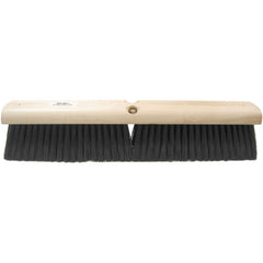 24″ Medium Sweep Floor Brush, Black Polypropylene Fill - Americas Industrial Supply