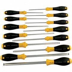 Wiha - 13 Piece Ball Hex Screwdriver Set - Comes in Box - Americas Industrial Supply