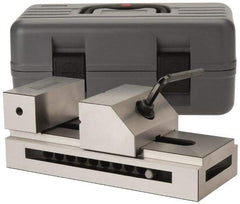 Gibraltar - 3-15/16" Jaw Width, 5" Jaw Opening Capacity, 1.97" Jaw Height, Toolmaker's Vise - Flat Jaw, 0.003" Parallelism, 0.005" Squareness, 280mm OAL x 3.93" OAH - Americas Industrial Supply