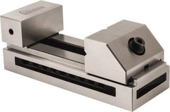 Gibraltar - 2-7/8" Jaw Width, 4" Jaw Opening Capacity, 1.38" Jaw Height, Toolmaker's Vise - Flat Jaw, 0.003" Parallelism, 0.005" Squareness, 185mm OAL x 2.756" OAH - Americas Industrial Supply