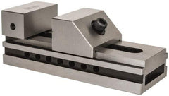 Gibraltar - 3-1/2" Jaw Width, 5" Jaw Opening Capacity, 1-3/4" Jaw Height, Toolmaker's Vise - Flat Jaw, 0.0002" Parallelism, 0.0003" Squareness, 9-1/4" OAL x 3-11/32" OAH - Americas Industrial Supply