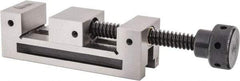 Gibraltar - 1-31/32" Jaw Width, 2-1/2" Jaw Opening Capacity, 1" Jaw Height, Toolmaker's Vise - Flat Jaw, 0.0002" Parallelism, 0.0002" Squareness, 6" OAL x 2.11" OAH - Americas Industrial Supply