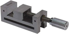 Gibraltar - 2-7/8" Jaw Width, 3-3/4" Jaw Opening Capacity, 1.35" Jaw Height, Toolmaker's Vise - Flat Jaw, 0.00012" Parallelism, 0.0002" Squareness, 7" OAL x 2.8" OAH - Americas Industrial Supply