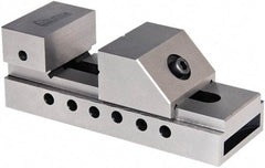 Gibraltar - 2" Jaw Width, 2-3/8" Jaw Opening Capacity, 2-9/16" Jaw Height, Toolmaker's Vise - Flat Jaw, 0.00012" Parallelism, 0.0002" Squareness, 5-1/2" OAL x 1-31/32" OAH - Americas Industrial Supply