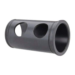 Interstate - 1-3/4" ID, 2" OD, 3-1/2" Length Under Head, Type J Lathe Tool Holder Bushing - 3/16" Head Thickness - Exact Industrial Supply