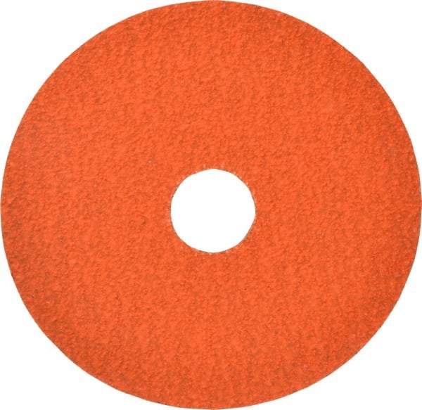 Norton - 4-1/2" Diam 7/8" Hole 50 Grit Fiber Disc - Ceramic, Series R980P - Americas Industrial Supply