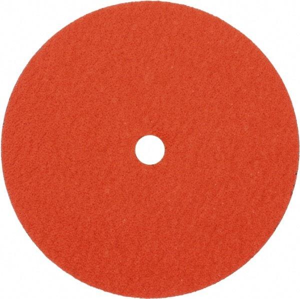 Norton - 9-1/8" Diam 7/8" Hole 24 Grit Fiber Disc - Ceramic, Series R980P - Americas Industrial Supply