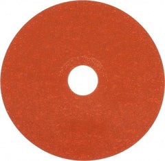 Norton - 5" Diam 7/8" Hole 120 Grit Fiber Disc - Ceramic, Series R980P - Americas Industrial Supply
