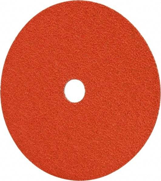 Norton - 7" Diam 7/8" Hole 36 Grit Fiber Disc - Medium Grade, Ceramic, Series R980P - Americas Industrial Supply