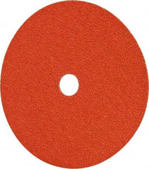 Norton - 7" Diam 7/8" Hole 36 Grit Fiber Disc - Medium Grade, Ceramic, Series R980P - Americas Industrial Supply