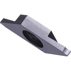 TKF12L100-T PR1535 Carbide Cutoff Insert Megacoat Nano Finish, 0° Neutral Lead Angle, LH Insert, 1mm Cutting Width, 0.08mm Corner Radius, Series KTKF