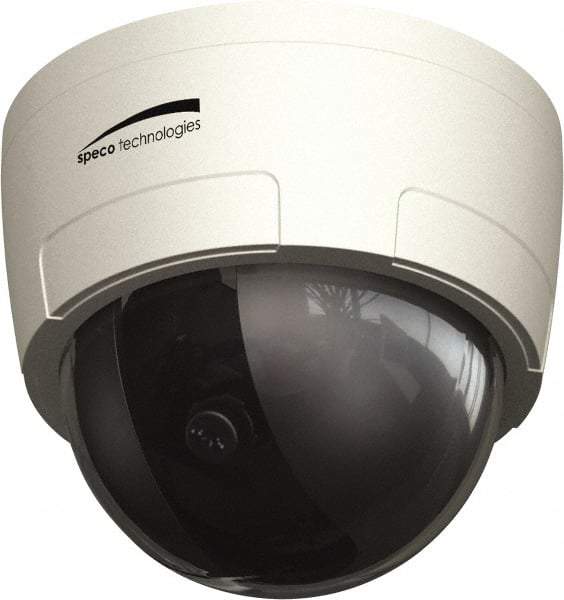 Speco - Indoor Variable Focal Lens Infrared Dome Camera - 3-9mm Lens, 720 Resolution Line, 4.68 Inch Diameter, 4.1 Inch High, Black and White Image - Americas Industrial Supply