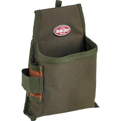 Bucket Boss - 1 Pocket General Purpose Holster - Polyester, Brown & Green - Americas Industrial Supply