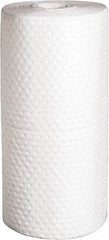 PRO-SAFE - 70 Gal Capacity per Package, Oil Only Roll - 150' Long x 30" Wide, White, Polypropylene - Americas Industrial Supply