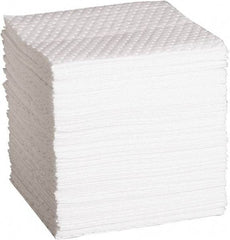 PRO-SAFE - 36 Gal Capacity per Package, Oil Only Pad - 17" Long x 15" Wide, White, Polypropylene - Americas Industrial Supply