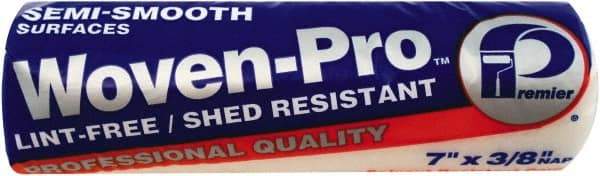 Premier Paint Roller - 3/8" Nap, 7" Wide Paint General Purpose Roller Cover - Medium Texture, Woven & Polyester - Americas Industrial Supply