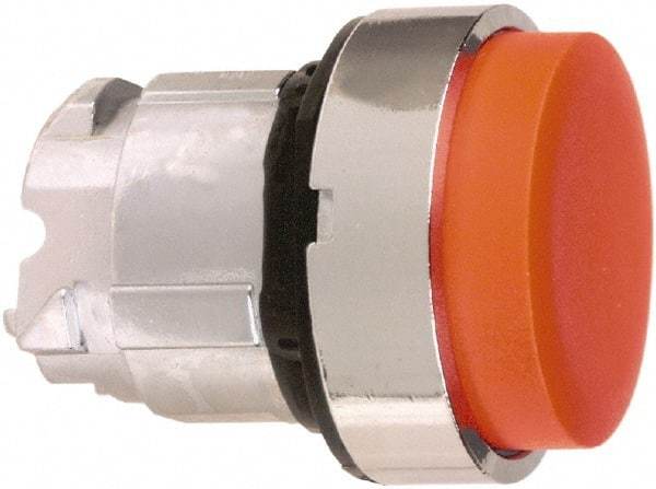 Schneider Electric - 22mm Mount Hole, Extended Straight, Pushbutton Switch Only - Round, Red Pushbutton, Nonilluminated, Momentary (MO) - Americas Industrial Supply