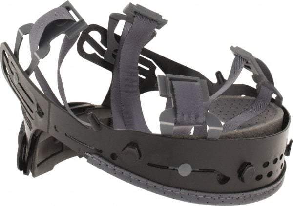 MSA - 4 Point Suspension, Ratchet, Replacement Suspension - MSA V-Gard Compatibility, Nylon, Black - Americas Industrial Supply