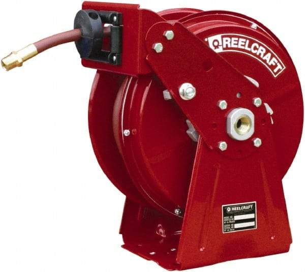 Reelcraft - 35' Spring Retractable Hose Reel - 300 psi, Hose Included - Americas Industrial Supply