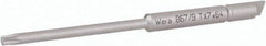 Wera - 4mm Drive, Torx Precision Screwdriver Bit - 2-1/2" OAL - Americas Industrial Supply