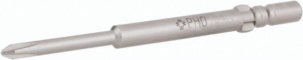 Wera - 4mm Drive #0 Point Precision Phillips Bit - Americas Industrial Supply