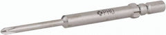 Wera - 4mm Drive #0 Point Precision Phillips Bit - Americas Industrial Supply