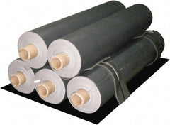 Singer Safety - 30' Long x 53" Wide x 0.11" Thick, Barium Sulfate Loaded Vinyl Roll - Federal Test Standard 191, Method 5903 Specification, Black - Americas Industrial Supply