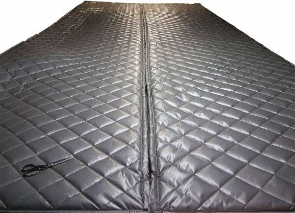 Singer Safety - 25' Long x 48" Wide, Fiberglass Roll - ASTM E-84 Specification, Metallic Gray - Americas Industrial Supply