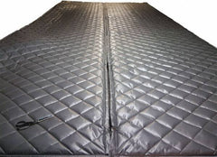 Singer Safety - 25' Long x 48" Wide, Fiberglass Roll - ASTM E-84 Specification, Metallic Gray - Americas Industrial Supply