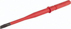 Wera - 7/32" x 0.039" Blade, 9mm Drive Slotted Screwdriver Bit - 6-1/4" OAL - Americas Industrial Supply