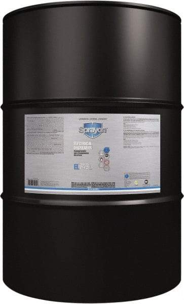 Sprayon - 55 Gallon Drum Electrical Grade Cleaner/Degreaser - 85°F Flash Point, Flammable, Food Grade - Americas Industrial Supply