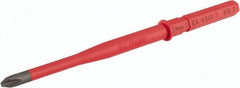 Wera - #2, Insulated Phillips 1,000 Volt Insulated Screwdriver Bit - 3/8" Drive, 6-1/4" OAL - Americas Industrial Supply