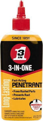 3-IN-ONE - 4 oz Bottle Synthetic Penetrant/Lubricant - Brown, 500°F Max - Americas Industrial Supply