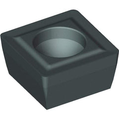 Kennametal - SPGX060304 FP Grade KCU40 Carbide Indexable Drill Insert - TiN/TiAlN Finish, Square, 1/4" Inscribed Circle - Americas Industrial Supply