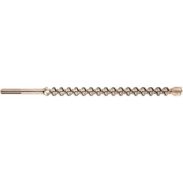 Milwaukee Tool - 1-1/8" Diam, SDS-Max Shank, Carbide-Tipped Rotary & Hammer Drill Bit - Americas Industrial Supply