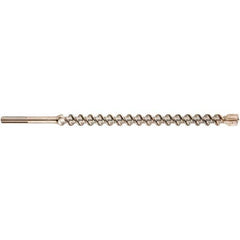 Milwaukee Tool - 1-1/8" Diam, SDS-Max Shank, Carbide-Tipped Rotary & Hammer Drill Bit - Americas Industrial Supply