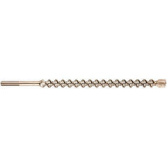 Milwaukee Tool - 7/8" Diam, SDS-Max Shank, Carbide-Tipped Rotary & Hammer Drill Bit - Americas Industrial Supply